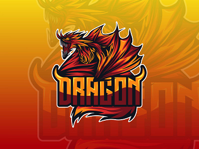 dragon mascot esport logo abstrak agriculturelogo alienlogo dragon logo esports logo gaminglogo mascotlogo