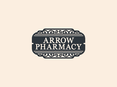 Arrow Pharmacy badge brand identity branding design logo logo design logodesign patch