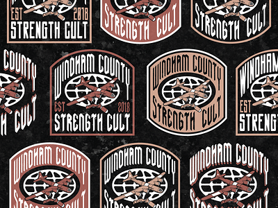 Windham Country Strength Cult branding logo logo design