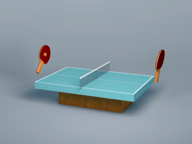 Ping Pong Time 3d c4d