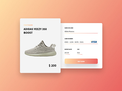 Daily UI challenge #002 — Credit Card Checkout