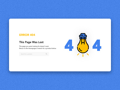 Daily UI challenge #008 — 404 Page 008 404 daily-ui error
