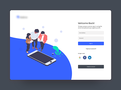 Sign in Page app employer illustration jobseeker landing page sign in signup ui undraw ux
