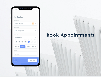 Doctors Appointment Booking App mobile uidesign uiux ux