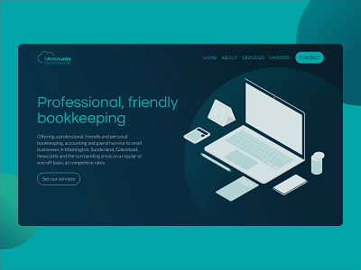 Website design | The Accounts Dept