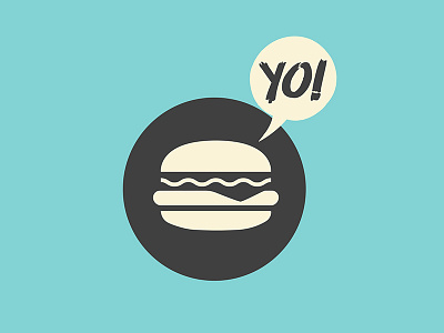Burgers & Hip Hop art direction bacon badge burger cheese creative hiphop icon logo vector