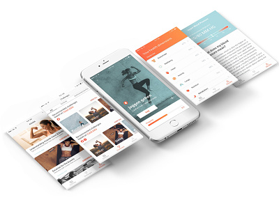 Bodylabs App app creative design fitness health mobile screens ui ux visual design
