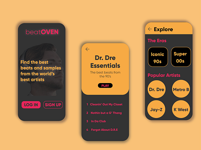 Music App Design Concept