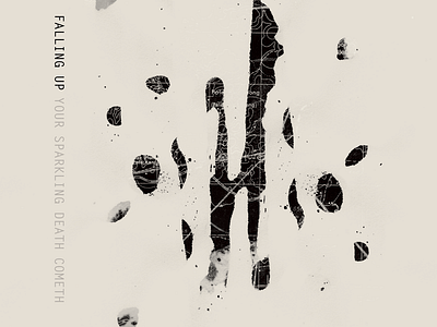 Unused #03 album cover artwork dark falling up map rip texture typography unused