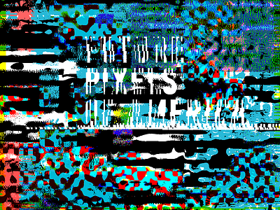 More Pixels of America 90s america analog colors future futurism glitch pixels repetition texture typography