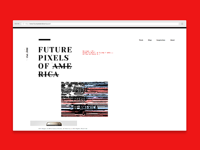 My New Portfolio | Completely Custom code css design glitch html layout pixels typography web web design