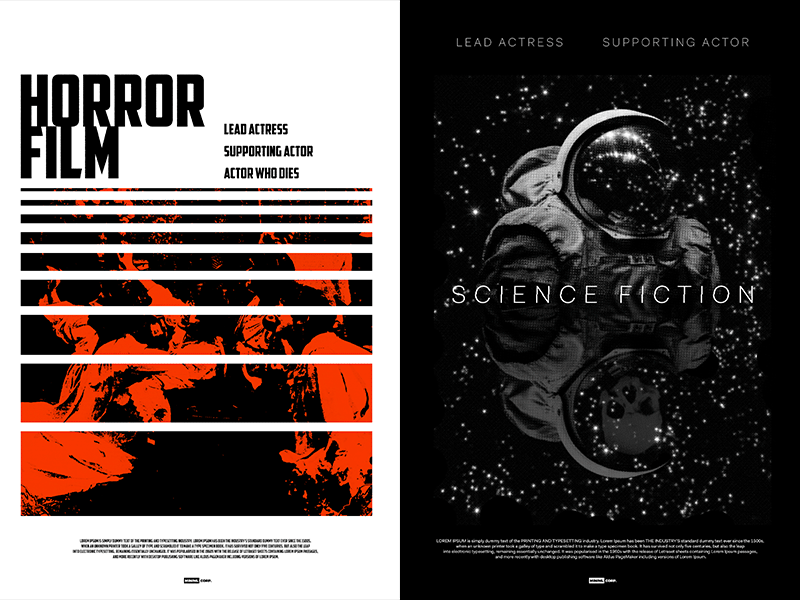 Fake] Movie Posters by Jesse Penico on Dribbble