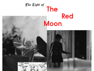 The Light of The Red Moon album cover image layout mix mixtape photography playlist type