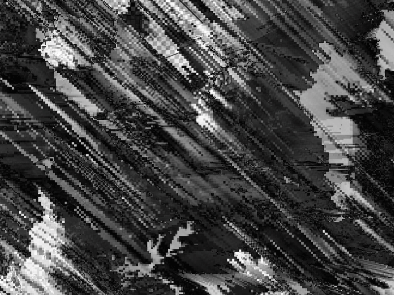 Experimenting 3d art black and white design glitch glitch art glitchart