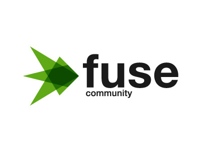 Fuse Logo, 01 black fuse green logo media texture typography web white