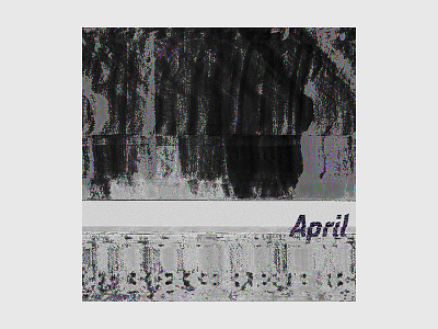 April 2019 album album cover art design glitch glitch art glitch effect graphic art playlist