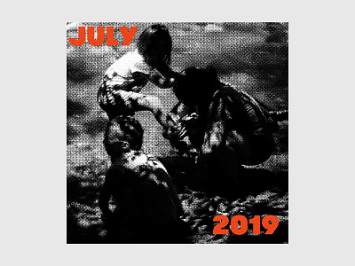 July 2019 Playlist album album art album cover design graphic design music photography playlist texture typography