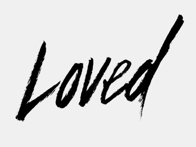 [GIF] Loved brush brush pen cursive hand hand drawn type ink love loved pen script type typography