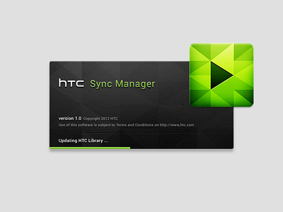 HTC Sync Manager app app icon application desktop app facets htc icon loading manager splash loader sync version 1.0