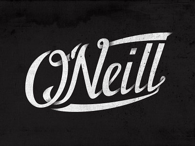 O'Neill Lettering lettering script surfing type typography