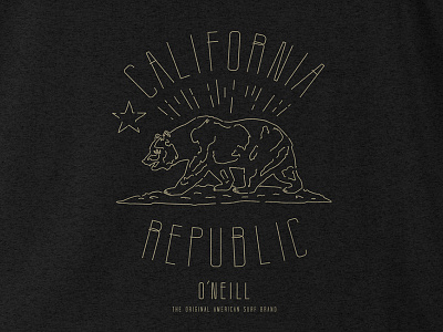 Prospector T Shirt california oneill shirt surfing tee