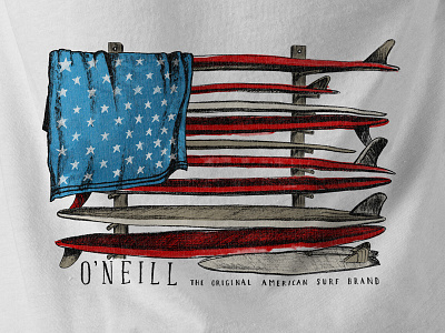 United Tee oneill surf surfboard surfing t shirt tee usa