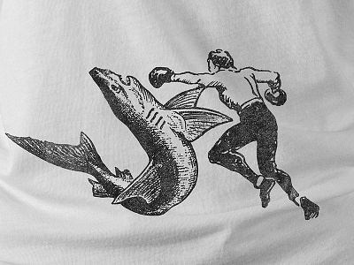 Attack shark shark attack surf surfing t shirt tee