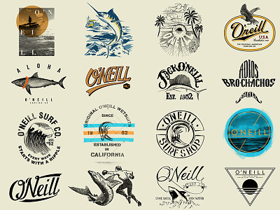 O'Neill T-Shirt Graphics (shot 3 of 5) california hawaii lettering logo oneill surf surfing t shirt tee