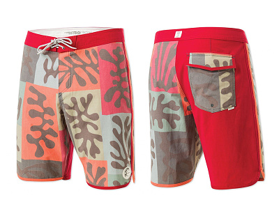 "The Hook" O'Neill Boardshorts apparel boardshorts pattern print repeat surfing