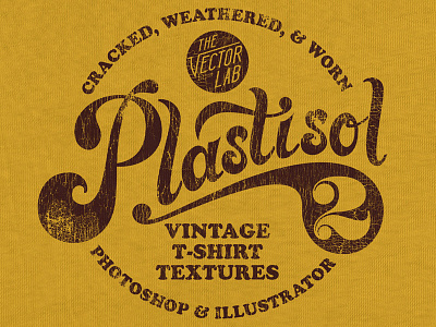 Lettering for Plastisol 2 T-Shirt Textures graphic design lettering logo screen print screenprint t-shirt tee typography workwear