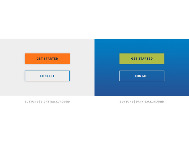 Simple buttons shadow component element interface atomic design ui buttons