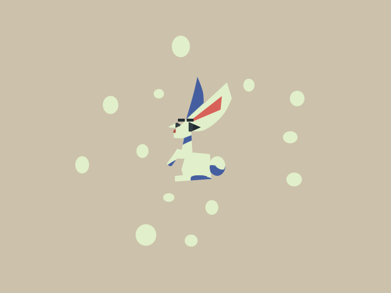 Rabbit animation illustration rabbit