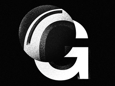 'G' Letter black design dribbble invite giveaway illustration letter minimalist typography