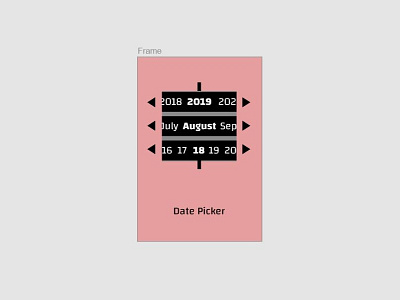 Daily UI 080: date Picker 080 dailyui