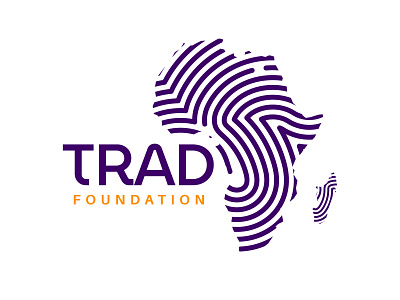 TRAD Foundation Logo brand identity design logo