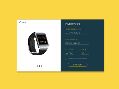 Product Payment Page