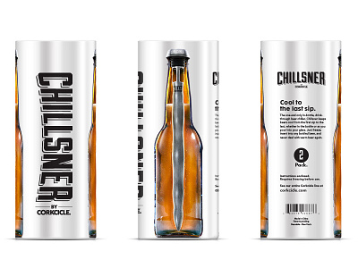 Chillsner 2 Pack beer branding chillsner corkcicle design logo mock up package design packaging photoshop product rendering vertical