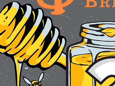 Bees need the work beer design hand illustration labels lettering logo packaging typography
