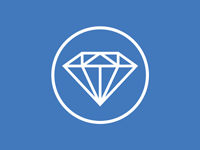 IDC logomark branding diamond icon identity line logo mark