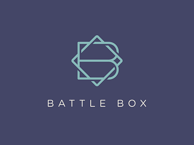 Battle Box battle box brand identity logo mark monogram type