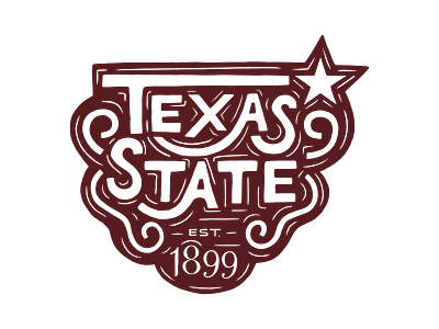 TXST Hand Lettering design designer hand lettering handlettering illustration typography vector