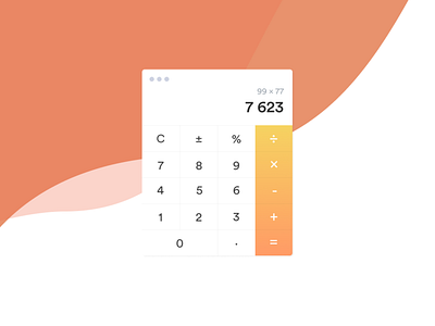 Simple calculator design