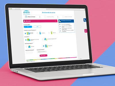 ENGIE particuliers - Ma demande de contrat 2015 souscription ui ux
