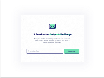 100-day design challenge #026 graphic design subscribe ui web design