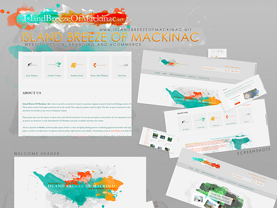 Branding brand identity branding branding design design digital ecommerce local business logo mackinac web design