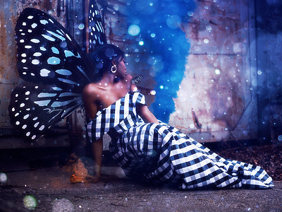 Reticent abstract butterflies butterfly design digital fairies fairy photomanipulation photoshop