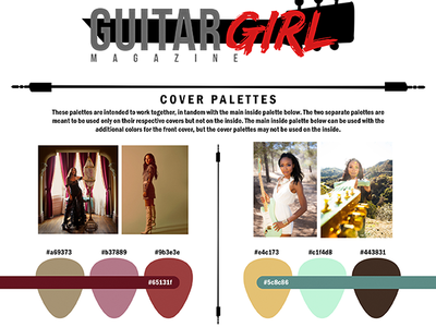 Guitar Girl Magazine Cover Color Preview