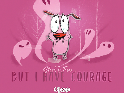 Courage™, RedBubble T-Shirt Design