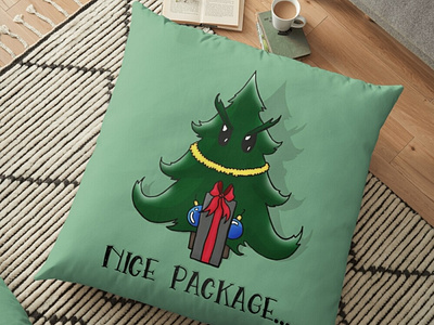 Nice Package... christmas christmas tree funny humor illustration nice package xmas