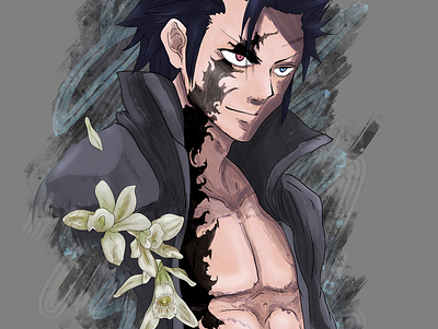 Gray Fullbuster and Vanilla Orchids gray fullbuster illustration